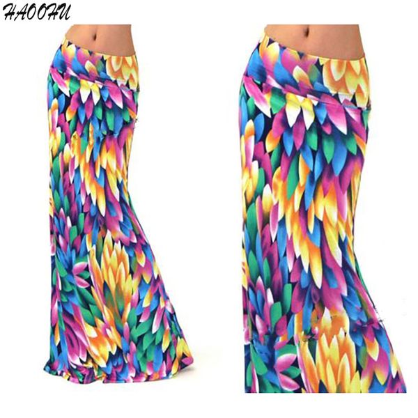 

2019 women long skirt beach skirt european style printed slim package hip long skirts 94016 dx, Black;gray