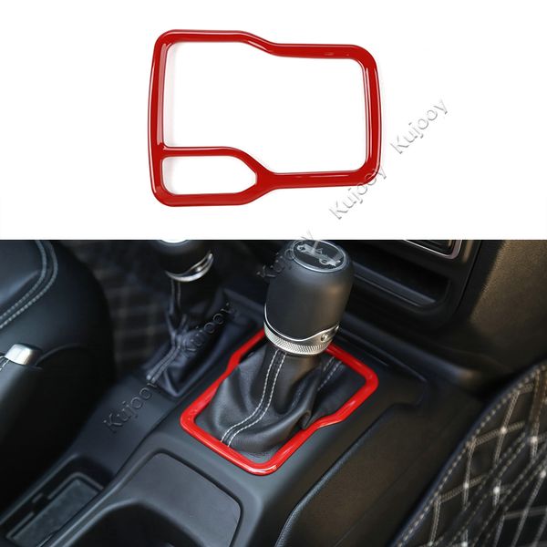 

car gear shift panel decoration cover trim stickers for wrangler jl 2018 up car styling accessories for wrangler jl