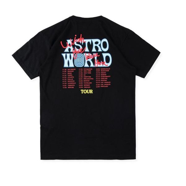 

travis scott astroword festival pop up periphery tour t-shirt terrific trend ever, White;black
