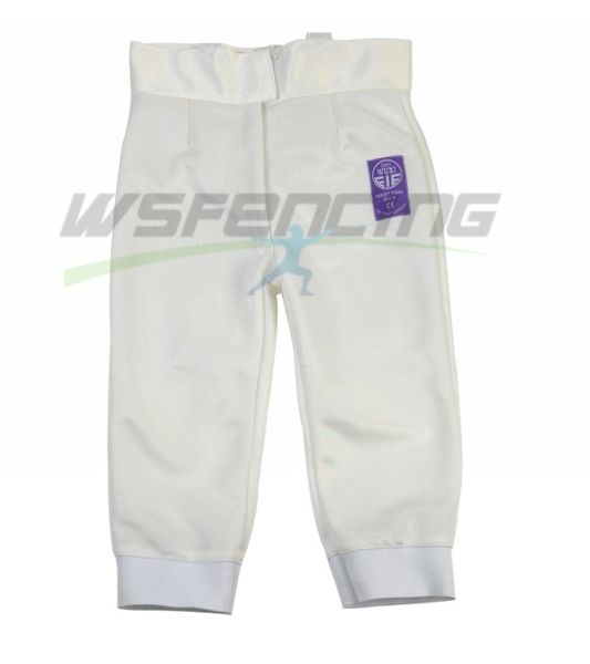 

wsfencing 800n fie fencing pants child size, White;black