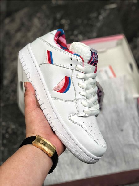 

Оригинальные релизы 2019 Parra x SB Dunk Low CN4504-100 Повседневная обувь для скейтборда для му