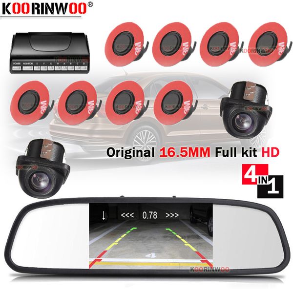 

koorinwoo latest romate visible car monitor lcd video parking sensor jalousie ca rear camera dash radar alert water level sensor