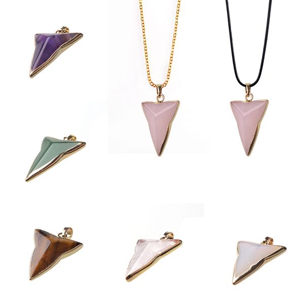 

natural stone pendant irregular men and women 2019 new popular charm, Silver