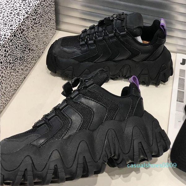 

2019 designer black casual shoes new eytys angel sneakers genuine leather trainers shoe with shoes box dad matching color shoes c09