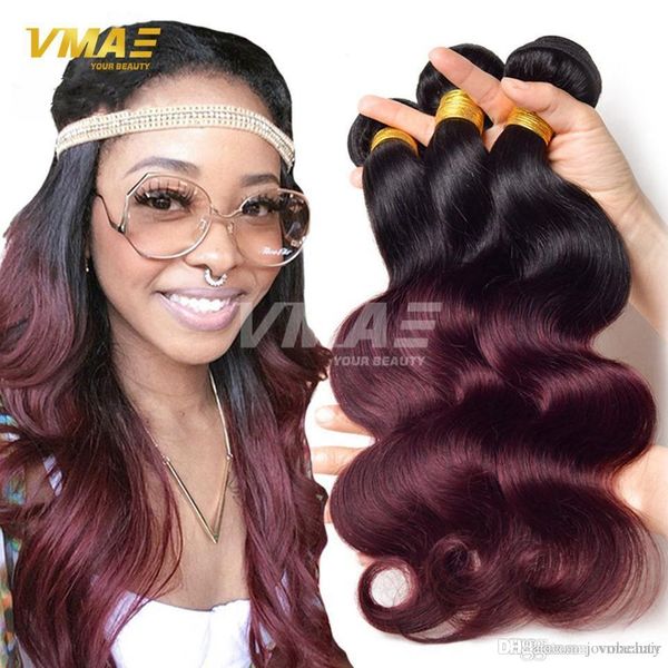 On Sale Ombre Hair Bundles Brazilian Virgin Hair Body Wave Bundles
