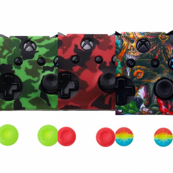 

5s5ms green storm thunder pattern one front housing shell case one part for xbox replacement x faceplate s controller (модель 1708