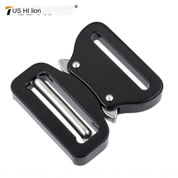 

alloy 45mm men's high-end material aluminum alloy 45mm pair backpack backpack pair buckle men's high-end buckle aluminum material, Slivery;black