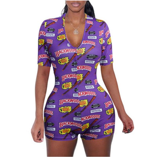 

designer womens jumpsuits women summer v-neck jumpsuits fashion brand letter printed with bear rompers womens jumpsuits summer, Black;white
