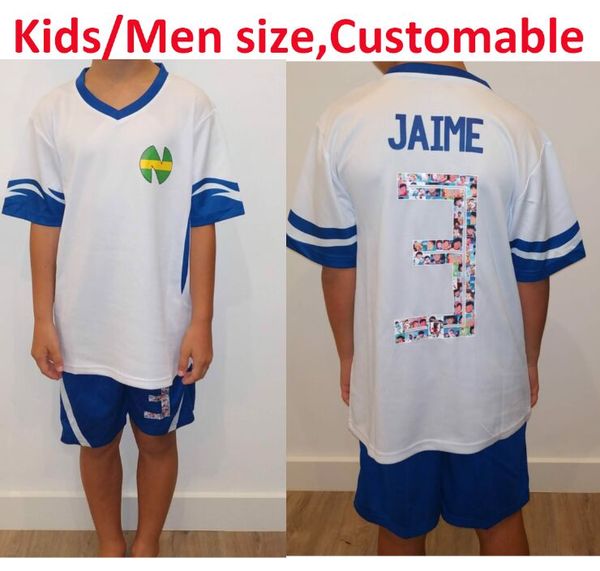 

customable asia size kids men ,camiseta atom maillots de foot enfant spain france japan kit oliver atom captain tsubasa, White;black