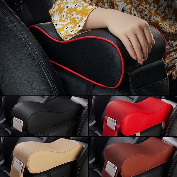 

tospra leather car armrest pad universal auto armrests car center console arm rest seat box pad vehicle protective styling