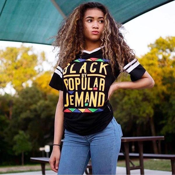 

new women fashion designer v-neck pure color print letter t shirts summer ins tees teenager tee, White