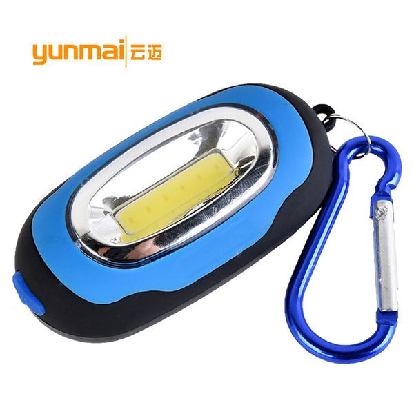 

cob mountaineering backpack key button mini- plastic lamp convenient carry