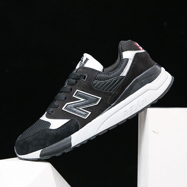 

new style xin bai lun n word fashion & sports outdoor network bu niu resistance lun four seasons casual running men's shoes, White;pink