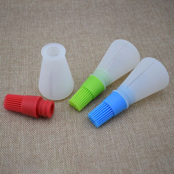 

thicken with oil pot oil control silicone brush high temperature iron plate oil bottle brush set bbq barbecue brush