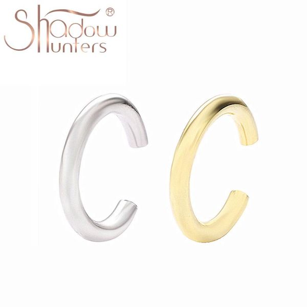 

shadowhunters real 100% 925 sterling silver single ear cuf for women party jewelry accessories