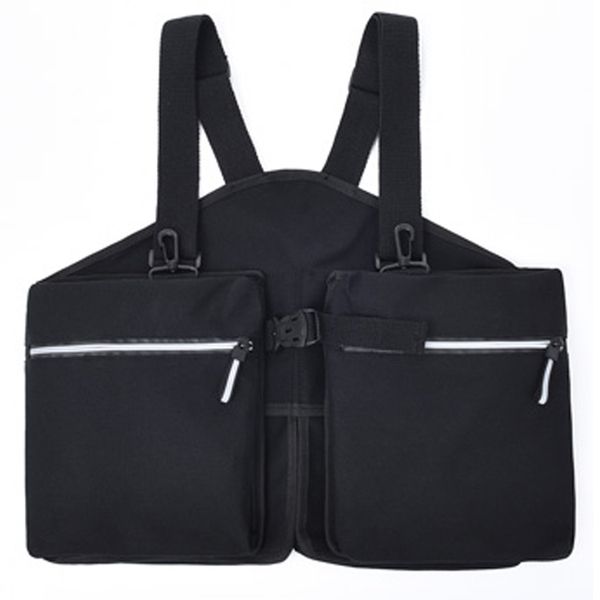 

new streetwear chest rig bag black men hip-hop vest chest pack fashion women tactical shoulder bags high capacity vest waist bag