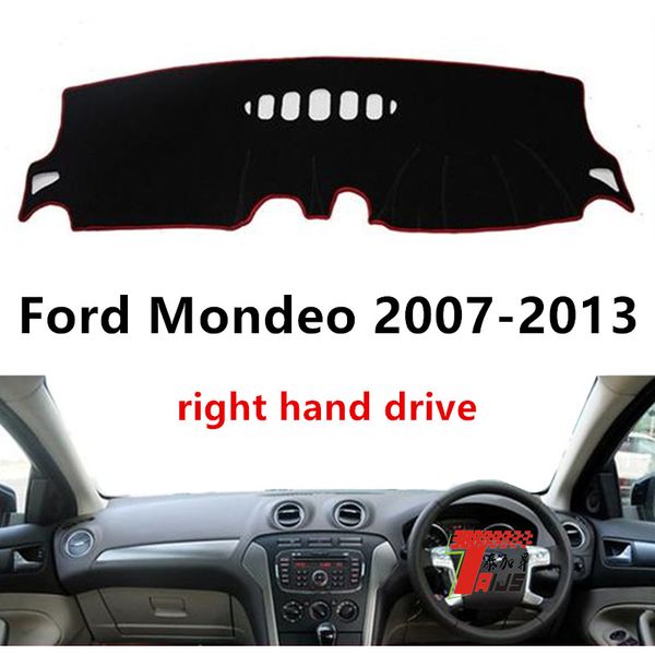 

taijs right hand drive car dashboard cover for mondeo 2007-2013 avoid light sun shade car dashboard mat for mond 07-13