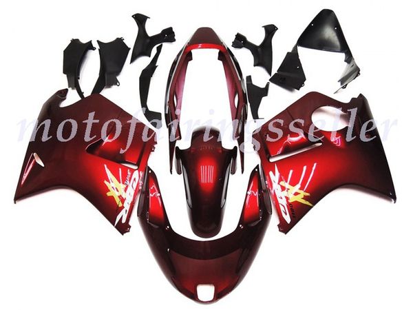 

oem quality new abs full fairings kits fit for honda cbr1100xx 97 98 99 00 01 02 03 04 05 06 07 bodywork set deep vibrant red