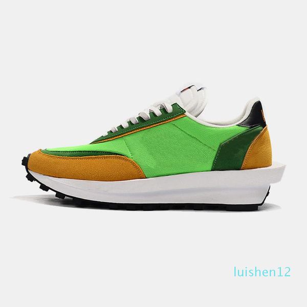 

designer casual shoes sacai waffle daybreak trainers mens sneakers women designer s sports running shoes size eur 36-45 l12, Black