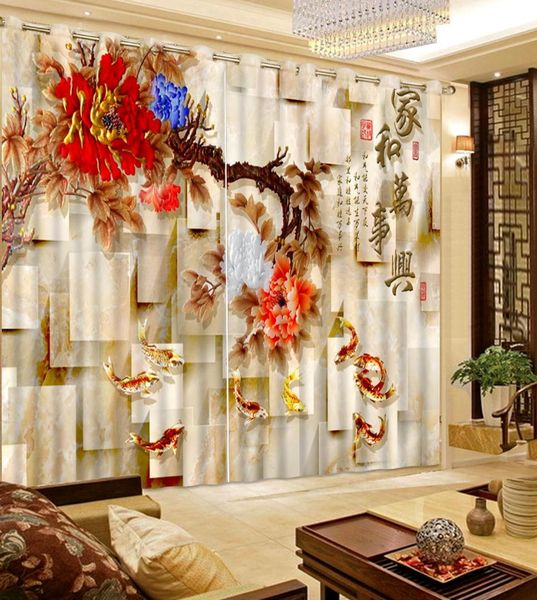 

custom on the window curtains for the living room bedroom l home and garden seller curtains stereoscopic