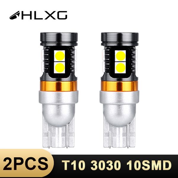 

t10 led super bright w5w 10-3030 smd интерьер автомобиль купол рединг свет marker лампа белых желтые лампы для авто led reverse hlxg