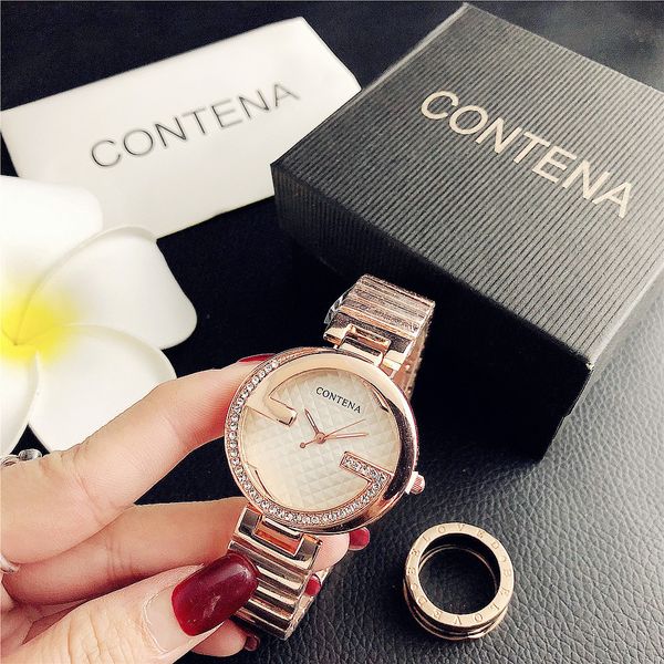 

vanzs популярные часы кварц случайный городской простой стиль элегантный темперамент алмазный женские женщины роскоши продажа, Slivery;brown