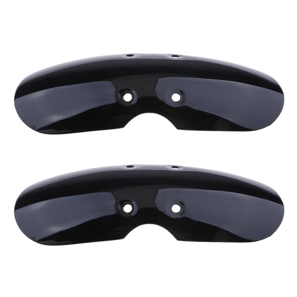 

2 pieces motorcycle front mud guards fairing for triumph bonneville glossy black