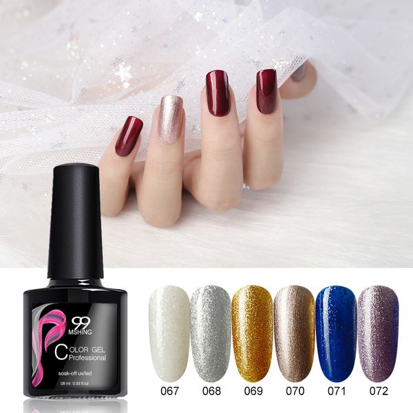 

mshing99 nail gel polish all for manicure semi permanent vernis coat uv led gel varnish soak off nail art polish, Red;pink