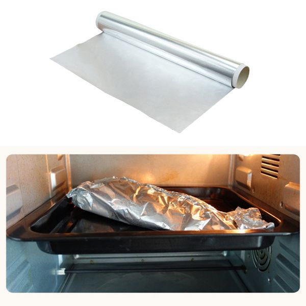 

1roll household kitchen aluminum foil barbecue aluminum foil paper food wrap