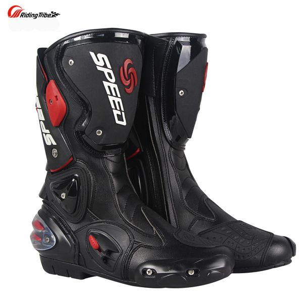 

professional motorcycle boot motocross racing microfiber leather boots men's motorbike drop resistance boot
