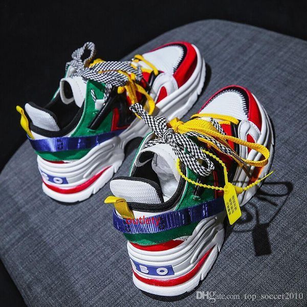 

grandpa triple s summer casual shoes women cushion run sneakers camouflage height increasing 6cm men