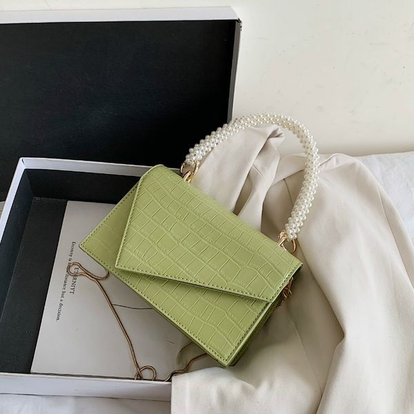 

tote сумки pearl chain mini камень кожа pu crossbody плечо сумка для женщин 2020 chain design luxury hand bag женского путешествия