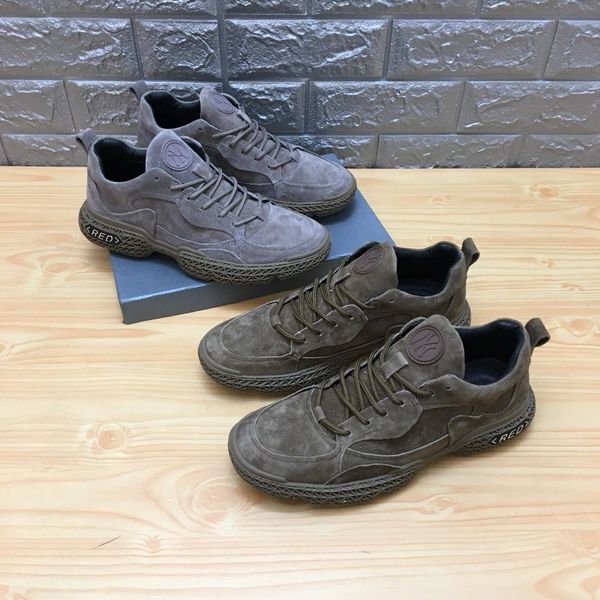 

new style luxury men's casual sports basketball shoes fashion design brand platform lace-up men's shoes classic retro color size