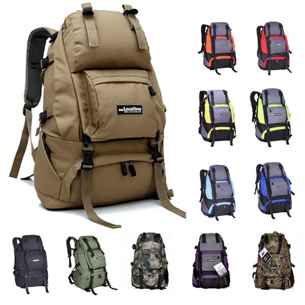 

40l 60l tactical hiking camouflage backpack daypack men women waterproof camping travel backpack outdoor climbing bag