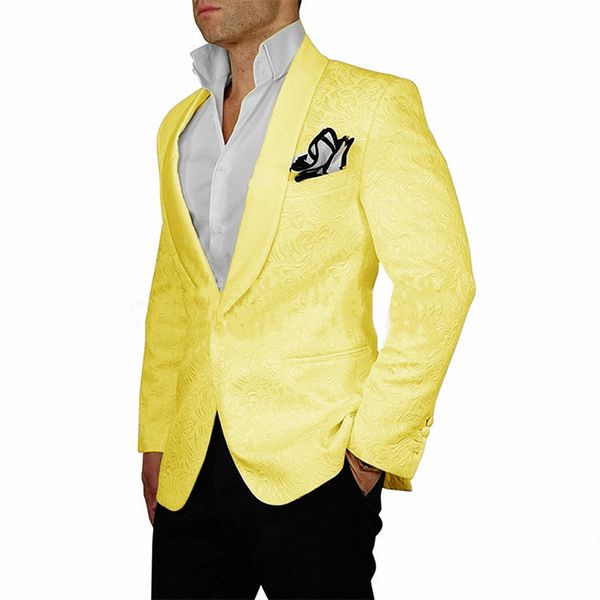 

british style jacquard men's shawl lapel blazer jacket wedding groomsmen tuxedo coat floral business suits jacket for leisure, White;black