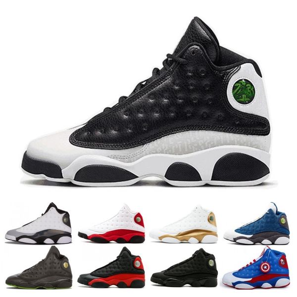 

13 13s Cap And Gown men basketball Grey Terracotta Blush Captain America Alititude Green Chicago Black Cat sports sneakers designer trainers