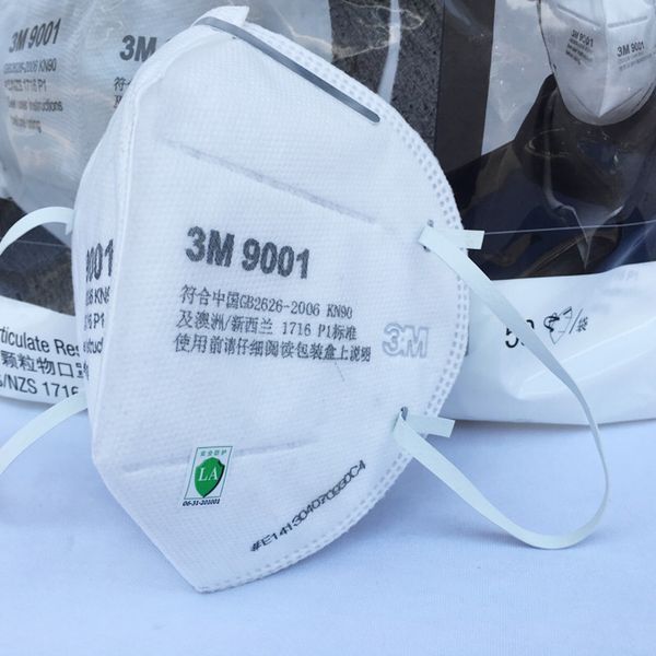 

3m respirator mask 9001 9002 protective mask head-mounted ear strap