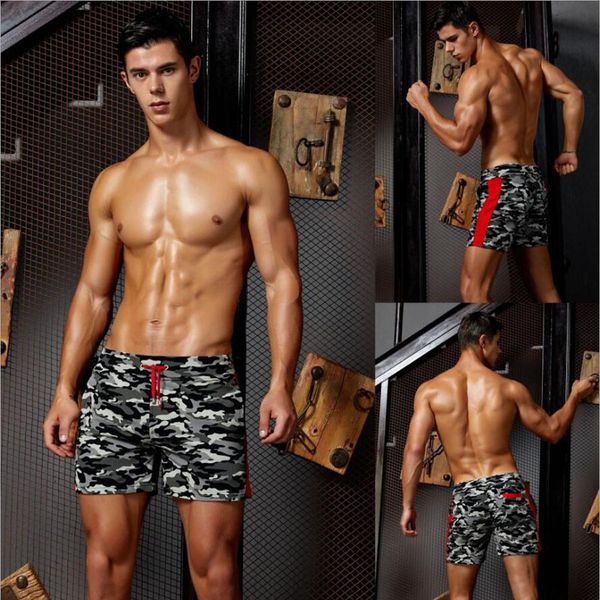 

new fashion camouflage shorts mens summer leisure beach short men swimwear gym fitness workout shorts home short