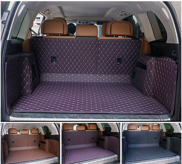 

fiber leather car trunk mat for great wall haval h9 2015 2016 2017 2018 2019 car accessories