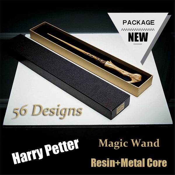 

56 designs harry potter metal core magic wand with gift box harry potter cosplay toys kids toys christmas gift for children dhl ss87