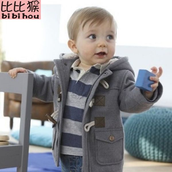 

2017 christmas toddler baby boys winter warm outerwear thicken hooded faux leather fleece jacket outfit overcoat parka snowsuit t200104, White