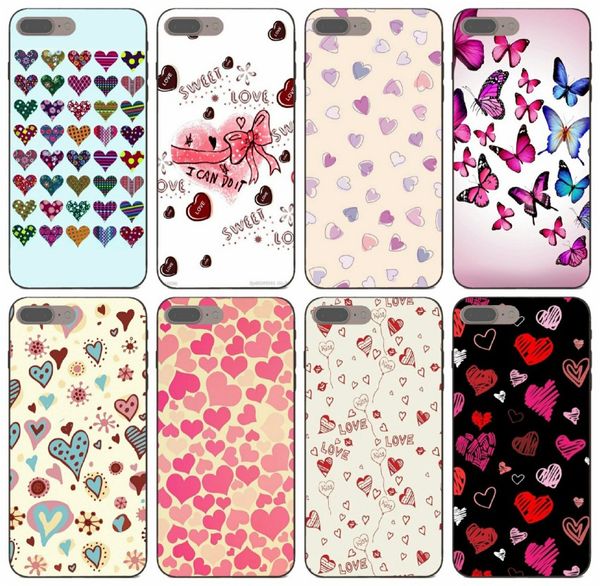 

tongtrade] hotsales hearts pattern case дл iphone 11 pro x xs max xr 8s 8 7s 7 se samsung s2 s3 s4 s5 mini huawei p30 p smart vogue case