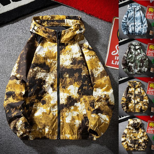 

fashion jacket men autumn winter camouflage casual long sleeve chaqueta hombre coat casacas para hombre campera 2019 new, Black;brown