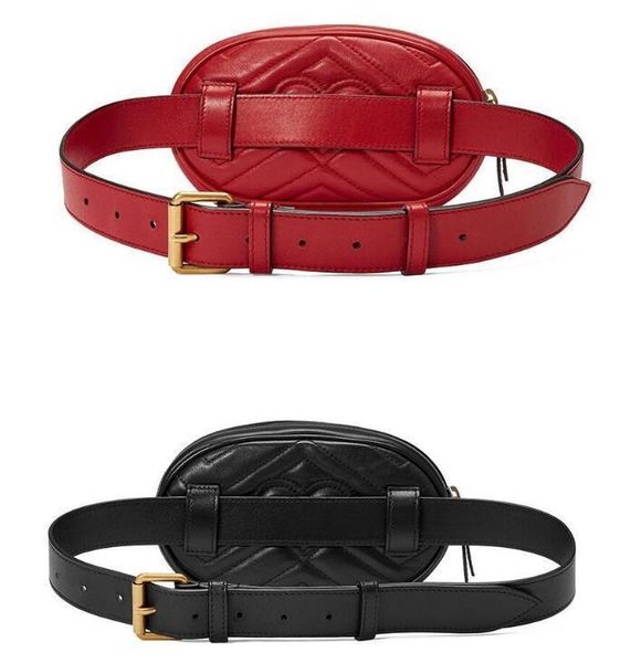 

wholesale new fashion pu leather brand handbags women bags designer fanny packs famous waist bags handbag lady belt chest bag 4 colors1ba1#