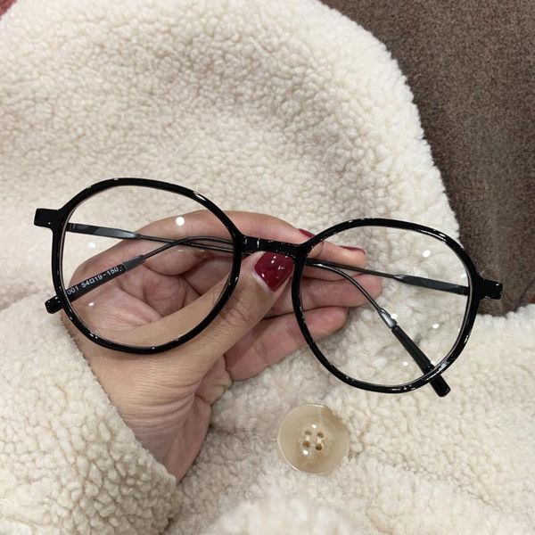

hl460 vintage blue light blocks anti -fatigue goggles radiation protection goggles computer light new fashion glasses decorative, White;black