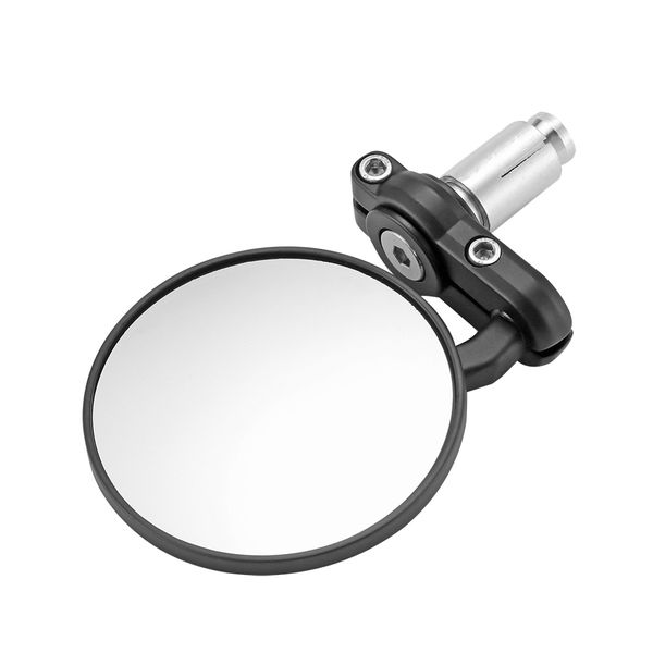

2pcs 22mm motorcycle mirror aluminum black motor accessories car-styling handle bar end rearview side mirrors