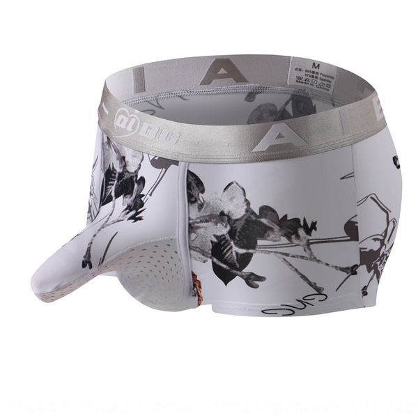 

aibc мужское нижнее белье elephant nose boxer брюки с низкой талией ice silk mesh тонкое нижнее белье net net medium shot 023dpj, Black;white