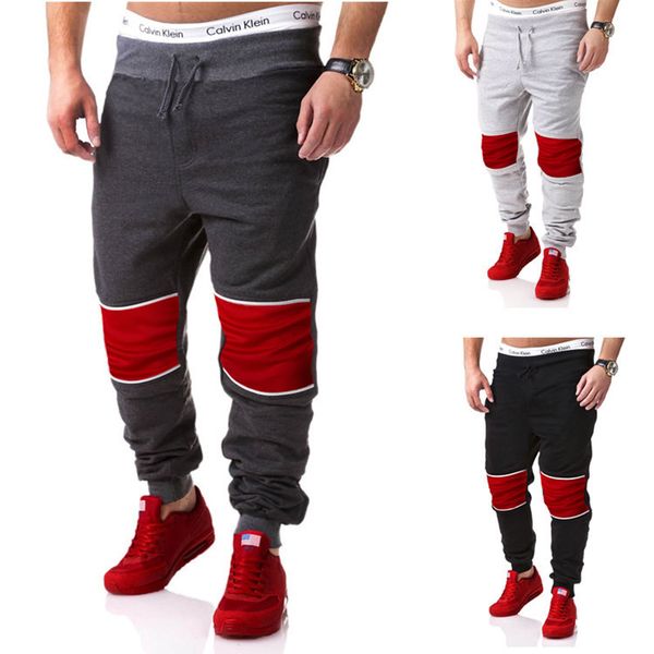 

ready to race track pants color block jogger sweatpants, Black