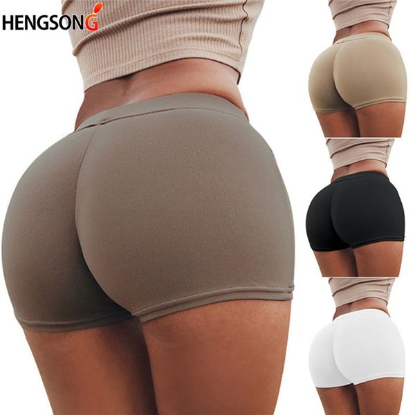 

women lady shorts workout exercise shorts skinny elastic fitness female 5 colors kh825895, White;red