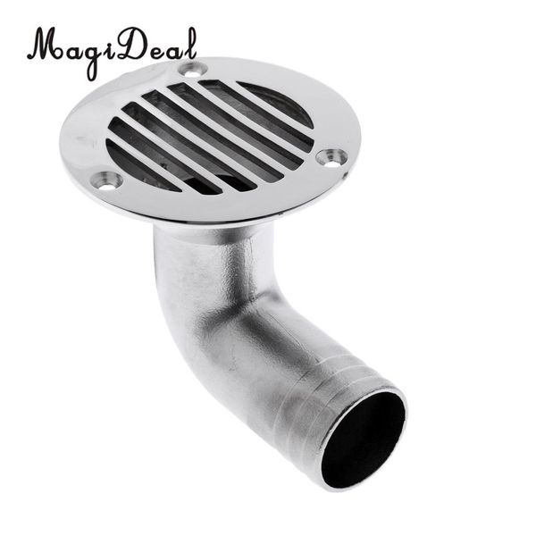 

magideal marine 316 stainless steel boat deck drain scupper 90 degree for yacht flatable fishing boat replacement accessories